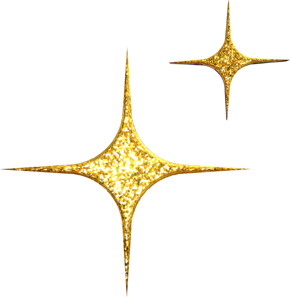 Glitter stars