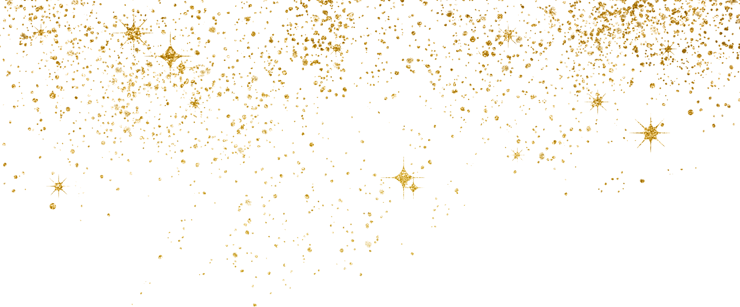 Gold glitter